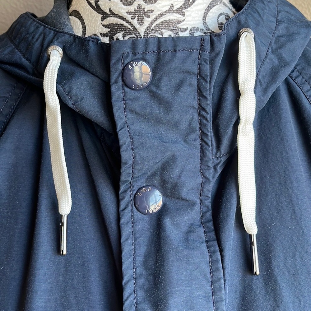 A&F Navy Rain Jacket - Picture 10 of 15